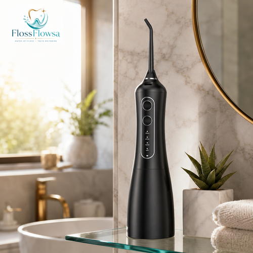 FlossFlow Pro — Premium Cordless Water Flosser (Black)