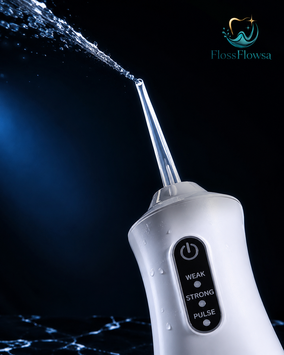 FlossFlow Classic — Cordless Water Flosser (White)